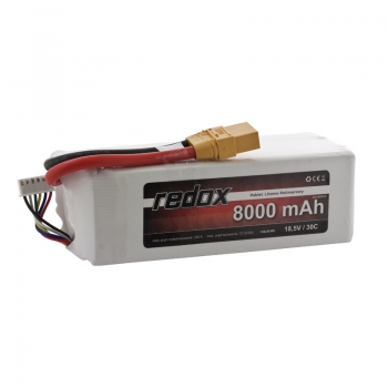 Redox 8000mAh 18,5V 30C - LiPo-Pack